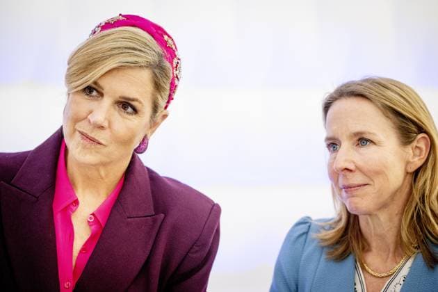 UTRECHT - Queen Maxima is in Utrecht together with the Minister for Climate & Green Growth, Stientje van Veldhoven, for the start of the eleventh Circular Economy Week. During this week, pioneers, companies, researchers, and government bodies in the Netherlands demonstrate how circular innovation and entrepreneurship work in practice. ROBIN UTRECHT ANP netherlands out - belgium out  Copyright: xx x553814625x originalFilename: 553814625.jpg