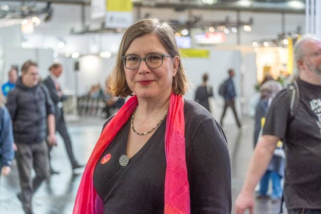 First day of the Leipzig Book Fair 2026 in Leipzig Visitors stream through the