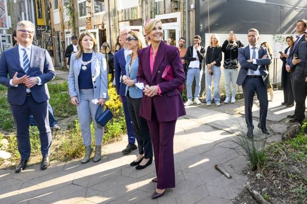 Queen Maxima At Circular Economy Week - Utrecht Queen Máxima is in Haarlem and Utrecht together with the Minister for Climate & Green Growth, Stientje van Veldhoven, in the context of the start of the eleventh Circular Economy Week. March 19, 2026. Photo by NLBeeld Patrick van Emst Bruno Press ABACAPRESS.COM Netherlands  Copyright: xBrunoxPress ABACAx