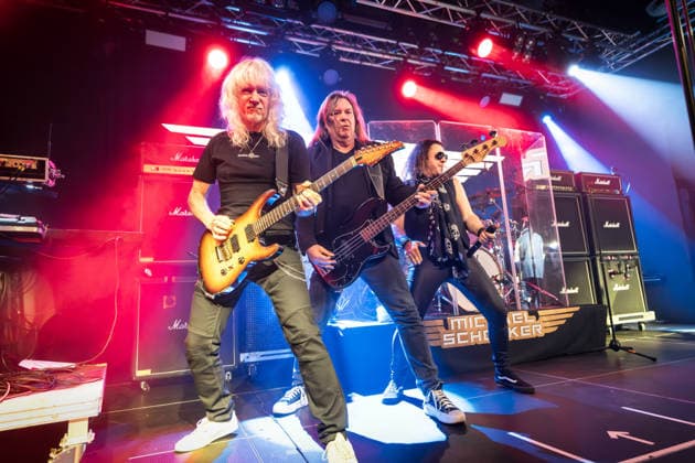 Michael Schenker live in Oslo, Norway Oslo, Norway. 18th, March 2026. The German guitarist Michael Schenker performs a live concert at Vulkan Arena in Oslo. Here guitarist Steve Mann is seen live on stage with bass player Barend Courbois and vocalist RD Liapakis. Norway, Oslo, Vulkan Arena  Copyright: xGonzalesxPhoto TerjexDokkenx