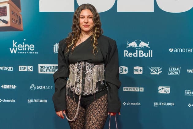 19 03 2026, Zurich, Hallenstadion , Swiss Music Awards 2026, Winner of artist award Miss C Line Zurich Hallenstadion Zurich Switzerland Copyright: xJustPictures.ch PascalxvonxBürenx jp-en-PaVoB-Pavo_Fotografie-05202