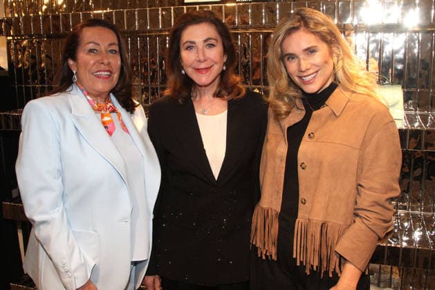 Martina Buckenmaier CEO Riani , Alexandra von Rehlingen and Mona Buckenmaier Head of Business Development Riani at the Riani Store Opening on 19 03 2026 in Hamburg Riani Store Opening in Hamburg