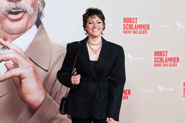 Tahnee SCHAFFARCZYK, comedian, red carpet, red carpet show, arrival, film premiere HORST SCHLAEMMER SUCHT DAS GLUECK at the Lichtburg in Essen, 19 03 2026