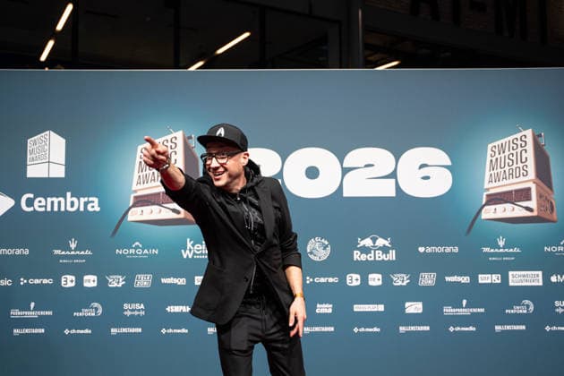 ZURICH, SWITZERLAND - MARCH 19: Ritschi during the Swiss Music Awards 2026 red carpet at Hallestadion, Zurich on March 19, 2026 in Zurich, Switzerland. Copyright: xPriscilaxBütlerx xSPPx Sportspressphoto_SPR114093