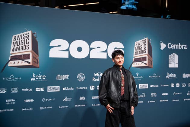 ZURICH, SWITZERLAND - MARCH 19: Johannes Pietsch during the Swiss Music Awards 2026 red carpet at Hallenstadion, Zurich on March 19, 2026 in Zurich, Switzerland. Copyright: xPriscilaxBütlerx xSPPx Sportspressphoto_SPR114094