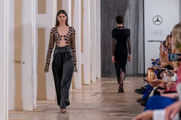 October 6, 2025, Madrid, Madrid, Spain: Models walk the runway at the JC Pajares fashion show durin Mercedes-Benz Fashion Week Madrid at Palacio de Fernan Nunez on March 19, 2026 in Madrid, Spain. Madrid Spain  - ZUMAc312 20251006_zsp_c312_1286 Copyright: xOscarxManuelxSanchezx