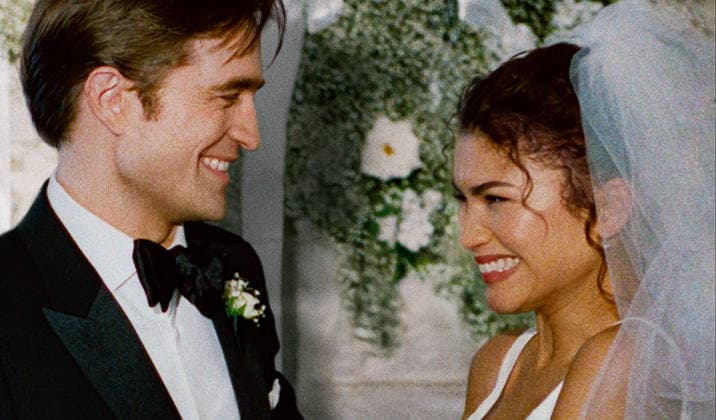 Zendaya and Robert Pattinson USA. Zendaya and Robert Pattinson in (C)A24 new movie: The Drama (2026). Plot: A happily engaged couple is put to the test when an unexpected turn sends their wedding week off the rails. LMK110-J11660-190326 Supplied by LMKMEDIA. Editorial Only. Landmark Media is not the copyright owner of these Film or TV stills but provides a service only for recognised Media outlets. 