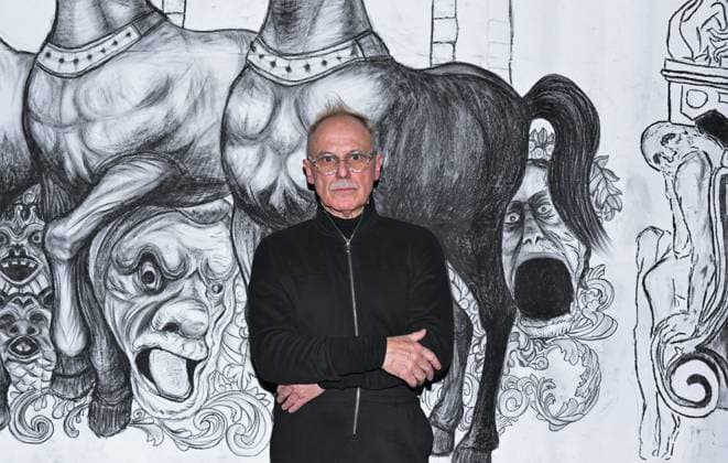 Milan, Italy Pignatelli Atelier Fall-Winter 2026-2027 women s and men s collection presents and inaugurates its new headquarters in Milan. In the photo: Jean Luc Amsler, creative director of Pignatelli Atelier  Copyright: xNickxZonnax xipa-agency.netx xNickxZonnax IPA_Agency_IPA73150604