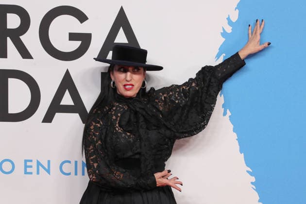 March 19, 2026, Madrid, Madrid, Spain: Actress ROSSY DE PALMA poses at the Real Casino de Madrid during the premiere of AMARGA NAVIDAD (BITTER CHRISTMAS). The iconic ALMODOVAR girl makes a special collaboration appearance in the director 24th feature film. The red carpet event celebrates the latest work by the legendary two time Academy Award winner PEDRO ALMODOVAR. Madrid Spain - ZUMAo127 20260319_zep_o127_145 Copyright: xHugoxOrtunox