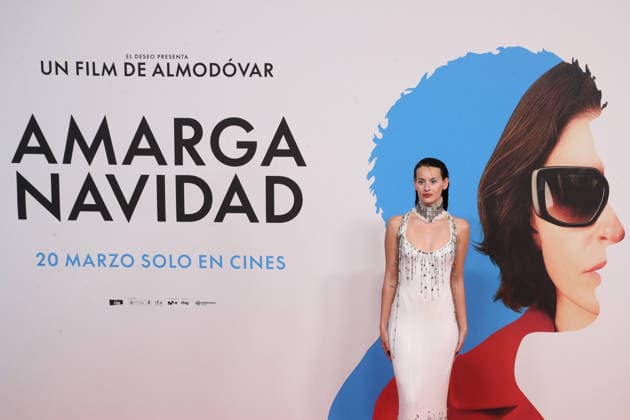 March 19, 2026, Madrid, Madrid, Spain: Actress MILENA SMIT poses at the Real Casino de Madrid for the premiere of AMARGA NAVIDAD (BITTER CHRISTMAS), directed by PEDRO ALMODOVAR. SMIT plays NATALIA, a friend of the character ELSA (BARBARA LENNIE) in a narrative centered on autofiction and creative processes. The two time Academy Award winning director presents his 24th feature film at this highly anticipated event in Madrid. Madrid Spain - ZUMAo127 20260319_zep_o127_150 Copyright: xHugoxOrtunox