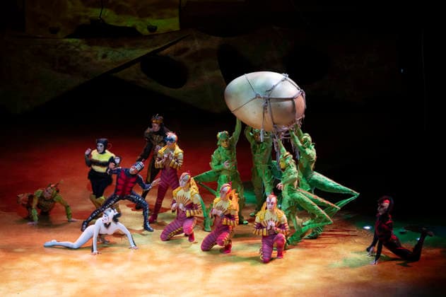 Cirque du Soleil - OVO (FOR EDITORIAL USE ONLY) Artists perform during the Cirque Du Soleil OVO show at the Movistar Arena in Madrid, March 19, 2026 in Spain. Madrid Spain Copyright: xAtilanoxGarciax xSOPAxImagesx photos09447