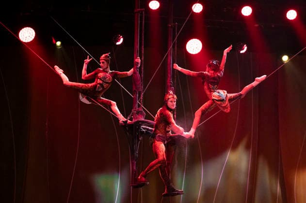 Cirque du Soleil - OVO (FOR EDITORIAL USE ONLY) Artists perform during the Cirque Du Soleil OVO show at the Movistar Arena in Madrid, March 19, 2026 in Spain. Madrid Spain Copyright: xAtilanoxGarciax xSOPAxImagesx photos09410