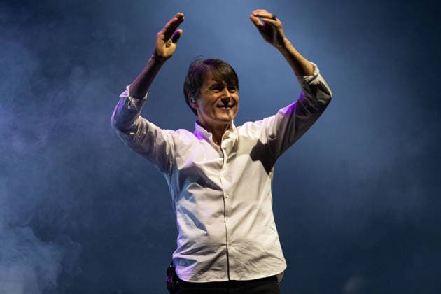 March 19, 2026, Porto, Portugal: Brett Anderson, British vocalist of Suede, performs live during the band™s Antidepressants: Dancing with the Europeans tour at Super Bock Arena Pavilhao Rosa Mota. Porto Portugal - ZUMAs197 20260319_aaa_s197_118 Copyright: xDiogoxBaptistax