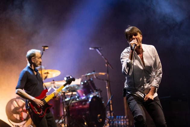 March 19, 2026, Porto, Portugal: Brett Anderson, British vocalist of Suede, performs live during the band™s Antidepressants: Dancing with the Europeans tour at Super Bock Arena Pavilhao Rosa Mota. Porto Portugal  - ZUMAs197 20260319_aaa_s197_123 Copyright: xDiogoxBaptistax