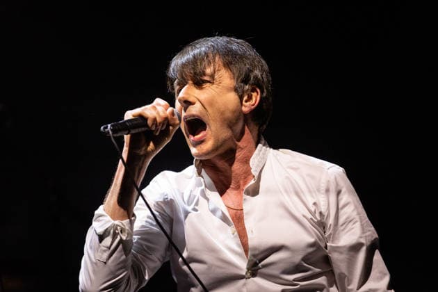 March 19, 2026, Porto, Portugal: Brett Anderson, British vocalist of Suede, performs live during the band™s Antidepressants: Dancing with the Europeans tour at Super Bock Arena Pavilhao Rosa Mota. Porto Portugal  - ZUMAs197 20260319_aaa_s197_128 Copyright: xDiogoxBaptistax