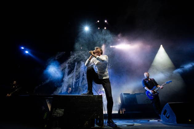 March 19, 2026, Porto, Portugal: Brett Anderson, British vocalist of Suede, performs live during the band™s Antidepressants: Dancing with the Europeans tour at Super Bock Arena Pavilhao Rosa Mota. Porto Portugal - ZUMAs197 20260319_aaa_s197_135 Copyright: xDiogoxBaptistax