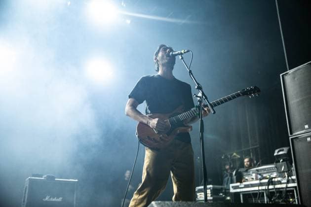Thrice performing live at O2 Forum Kentish Town in London, United Kingdom, on 19 March 2026 Thrice performing live at O2 Forum Kentish Town in London, United Kingdom, on 19 March 2026, Credit:Sarah Tsang Avalon  Copyright: xSarahxTsangx xAvalonx 1084567559