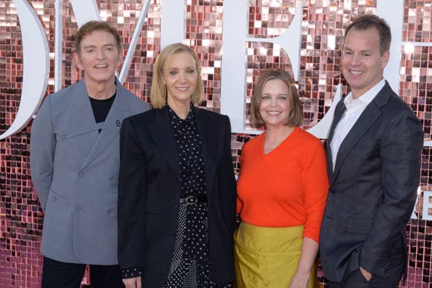 LOS ANGELES, USA March 19, 2026 Michael Patrick King, Lisa Kudrow, Amy Gravitt Casey Bloys at the premiere for season 3 of HBO s The Comeback Picture Paul Smith Featureflash 454264 2026 03 19 CA Los Angeles  Copyright: xPaulxSmithx xFeaturesxFlashx xStarfacex STAR_454264_074