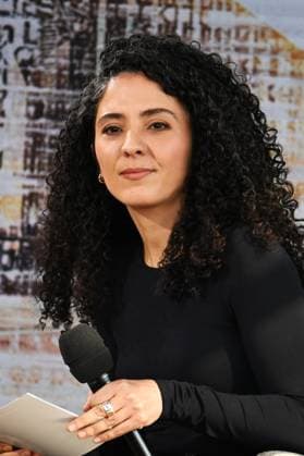 Leipzig Book Fair, Book Fair Leipzig, Saxony from 19 03 to 22 03 2026 First day of the fair Siham El Maimouni, TV presenter in a talk