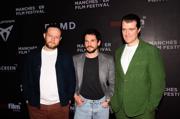 Kit Harington s Psychopomp Premiere Kit Harington and celebrities attend the premiere of his directoral debut, Psychopomp, at Manchester Film Festival Featuring: Kit Harington, Culum Simpson, Ciaran Owens Where: Manchester, United Kingdom When: 19 Mar 2026 Credit: Graham Finney WENN Manchester United Kingdom Copyright: xWENNx wenn41171229 x wenn41171229