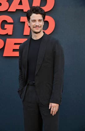 Cast member Adam DiMarco attends the premiere of Netflix s supernatural horror TV mini series Something Very Bad Is Going to Happen at the Egyptian Theatre in the Hollywood section of Los Angeles on Thursday, March 19, 2026. Storyline: A bride has a feeling that something horrifying will happen at her wedding Ñ and the closer to the altar she gets, the worse it becomes.  LAP2026031920 JIMxRUYMEN
