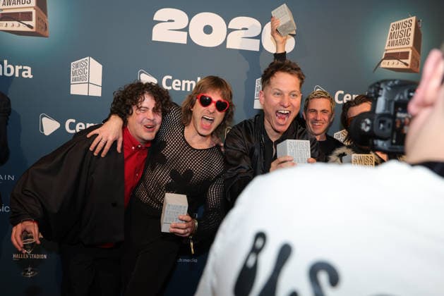 19 Swiss Music Awards 2026 Swiss rock pop band Hecht, winner in the categories Best Group, Best Live Act, Best Streaming Artist and Best Hit Presentation of the 19 Swiss Music Awards on 19 03 2026 at Hallenstadion Zurich Canton Zurich, Switzerland
