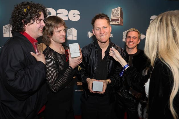 19 Swiss Music Awards 2026 Swiss rock pop band Hecht, winner in the categories Best Group, Best Live Act, Best Streaming Artist and Best Hit Presentation of the 19 Swiss Music Awards on 19 03 2026 at Hallenstadion Zurich Canton Zurich, Switzerland