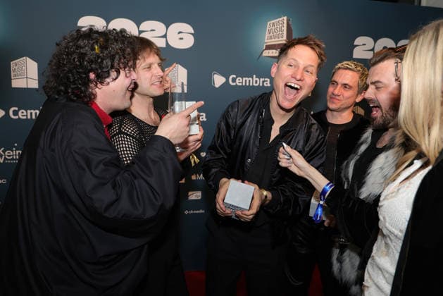 19 Swiss Music Awards 2026 Swiss rock pop band Hecht, winner in the categories Best Group, Best Live Act, Best Streaming Artist and Best Hit Presentation of the 19 Swiss Music Awards on 19 03 2026 at Hallenstadion Zurich Canton Zurich, Switzerland