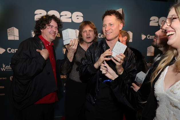 19 Swiss Music Awards 2026 Swiss rock pop band Hecht, winner in the categories Best Group, Best Live Act, Best Streaming Artist and Best Hit Presentation of the 19 Swiss Music Awards on 19 03 2026 at Hallenstadion Zurich Canton Zurich, Switzerland