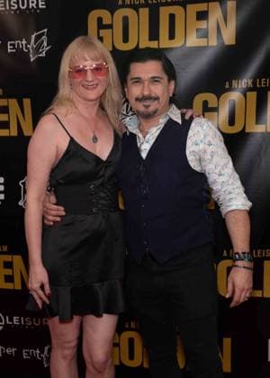 March 19, 2026, Los Angeles, California, USA: JENNA DE ALBA and PATRICO DOREN attends the Level 33 Entertainment Ã¢â‚¬oeGOLDENÃ¢â‚¬Â red carpet premiere on March 19, 2026 at the Laemmle Royal Theatre in Los Angeles, California. Los Angeles USA - ZUMAw213 20260319_zep_w213_038 Copyright: xDrewxBlyx
