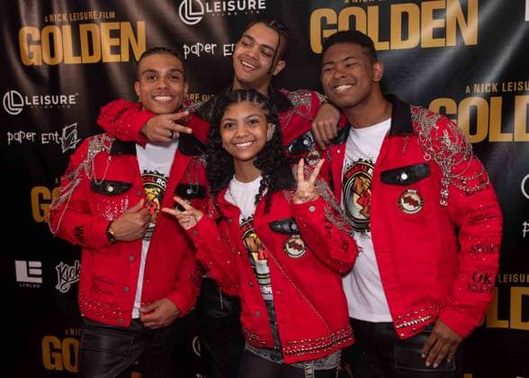 March 19, 2026, Los Angeles, California, USA: MAGICAL ROCK BAND attends the Level 33 Entertainment Ã¢â‚¬oeGOLDENÃ¢â‚¬Â red carpet premiere on March 19, 2026 at the Laemmle Royal Theatre in Los Angeles, California. Los Angeles USA - ZUMAw213 20260319_zep_w213_091 Copyright: xDrewxBlyx