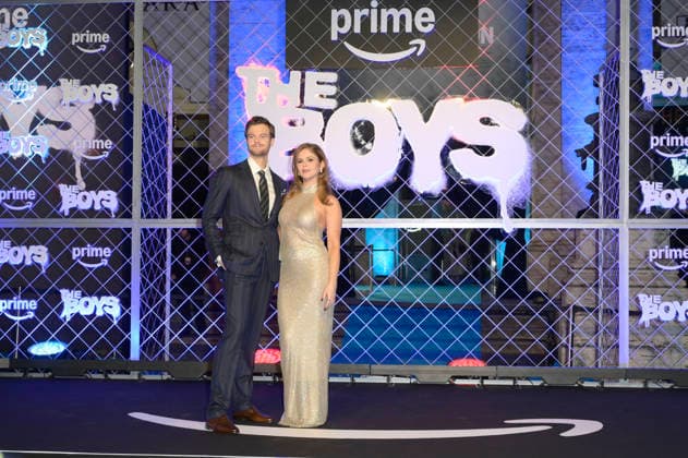 Jack Quaid and Erin Moriarty at the world premiere of season 5 of the Amazon Prime Video series The Boys at Space Cinema Moderno Rome, 19 03 2026 Foto:xA.xM.xTinghinox xFuturexImagex boys_6343
