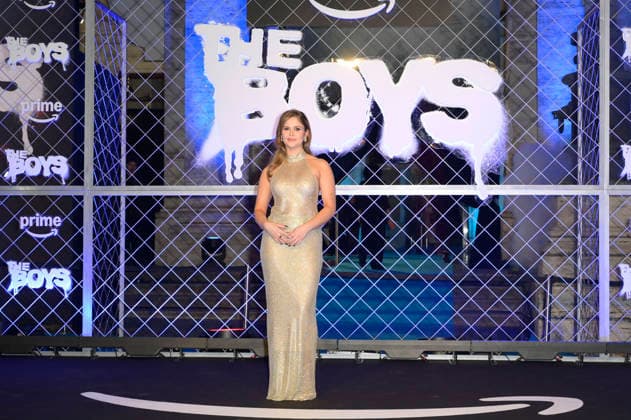 Erin Moriarty at the world premiere of season 5 of the Amazon Prime Video series The Boys at Space Cinema Moderno Rome, 19 03 2026 Foto:xA.xM.xTinghinox xFuturexImagex boys_6331