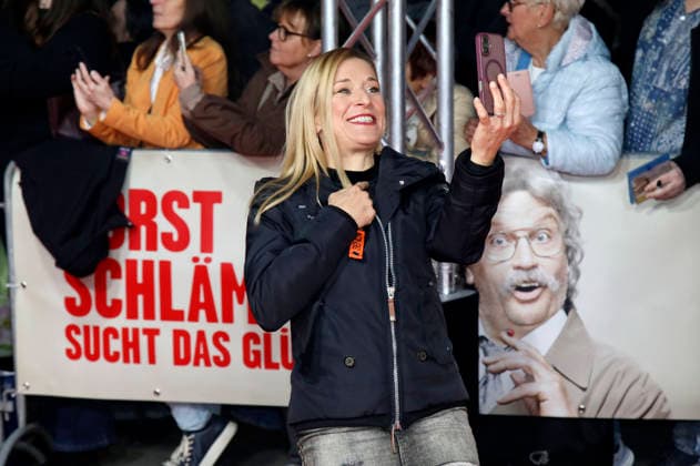 Stefanie Hertel at the premiere of the movie Horst Schlämmer sucht das Glück at the Lichtburg Essen, 19 03 2026 Foto:xAgenturxWehnertx xGränzdörferx xFuturexImagex schlaemmer_6347