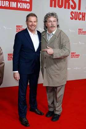 Sven Unterwaldt and Hape Kerkeling at the premiere of the movie Horst Schlämmer sucht das Glück at the Lichtburg Essen, 19 03 2026 Foto:xT.xSchröerx xFuturexImagex schlaemmer_6392