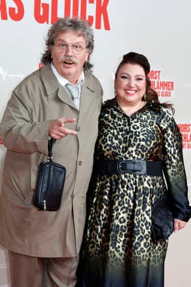 Hape Kerkeling and Meltem Kaptan at the premiere of the movie Horst Schlämmer sucht das Glück at the Lichtburg Essen, 19 03 2026 Foto:xT.xSchröerx xFuturexImagex schlaemmer_6422