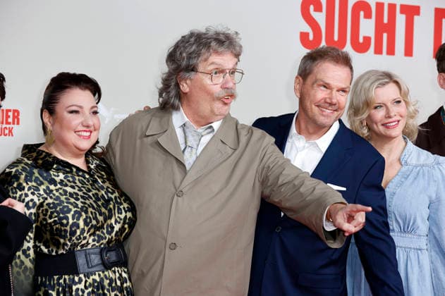 Meltem Kaptan, Hape Kerkeling, Sven Unterwaldt and Eva Habermann at the premiere of the movie Horst Schlämmer sucht das Glück at Lichtburg Essen, 19 03 2026 Foto:xT.xSchröerx xFuturexImagex schlaemmer_6424