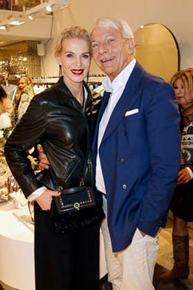 Grit Weiss with husband Jo Groebel at the Riani store opening at Hohe Bleichen 17 Hamburg, 19 03 2026 Foto:xC.xTamckex xFuturexImagex riani_6350