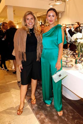 Mona Buckenmaier and Laura Noltemeyer at the Riani store opening at Hohe Bleichen 17 Hamburg, 19 03 2026 Foto:xC.xTamckex xFuturexImagex riani_6362