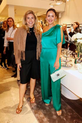 Mona Buckenmaier and Laura Noltemeyer at the Riani store opening at Hohe Bleichen 17 Hamburg, 19 03 2026 Foto:xC.xTamckex xFuturexImagex riani_6363