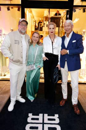 Brian Bojsen, Nova Meierhenrich, Grit Weiss and Jo Groebel at the Riani store opening at Hohe Bleichen 17 Hamburg, 19 03 2026 Foto:xC.xTamckex xFuturexImagex riani_6372