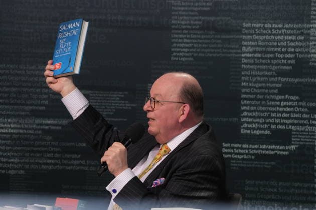 Buchmesse Leipzig GER, Leipzig,20260319, Buchmesse Leipzig, Messehalle , Denis Scheck, Best of druckfrisch, , presentation of new publications, is a translator and journalist on radio and television
