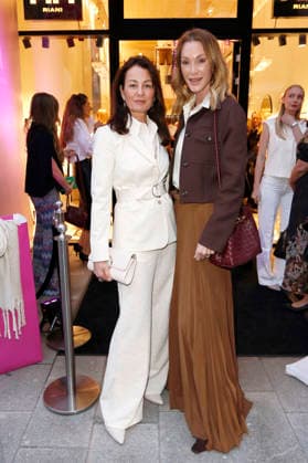 Sabrina Staubitz and Kirsten Roschlaub at the Riani store opening at Hohe Bleichen 17 Hamburg, 19 03 2026 Foto:xC.xTamckex xFuturexImagex riani_6377