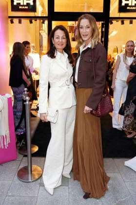 Sabrina Staubitz and Kirsten Roschlaub at the Riani store opening at Hohe Bleichen 17 Hamburg, 19 03 2026 Foto:xC.xTamckex xFuturexImagex riani_6378