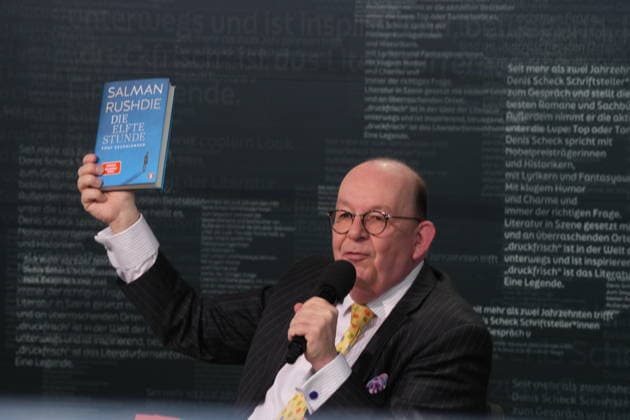 Buchmesse Leipzig GER, Leipzig,20260319, Buchmesse Leipzig, Messehalle , Denis Scheck, Best of druckfrisch, , presentation of new publications, is a translator and journalist on radio and television
