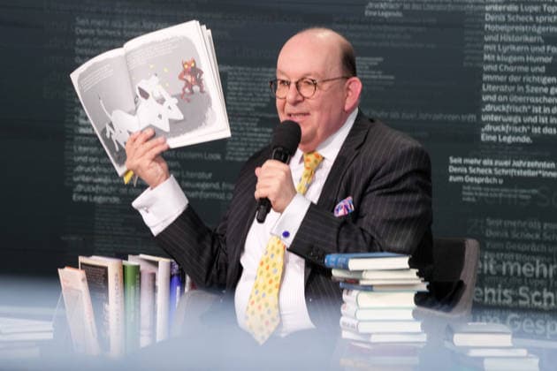 Buchmesse Leipzig GER, Leipzig,20260319, Buchmesse Leipzig, Messehalle , Denis Scheck, Best of druckfrisch, , Presentation of new publications, is a translator and journalist in radio and television, Nothing