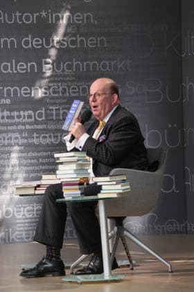 Buchmesse Leipzig GER, Leipzig,20260319, Buchmesse Leipzig, Messehalle , Denis Scheck, Best of druckfrisch, , presentation of new publications, is a translator and journalist on radio and television