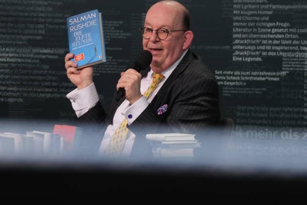 Buchmesse Leipzig GER, Leipzig,20260319, Buchmesse Leipzig, Messehalle , Denis Scheck, Best of druckfrisch, , presentation of new publications, is a translator and journalist on radio and television