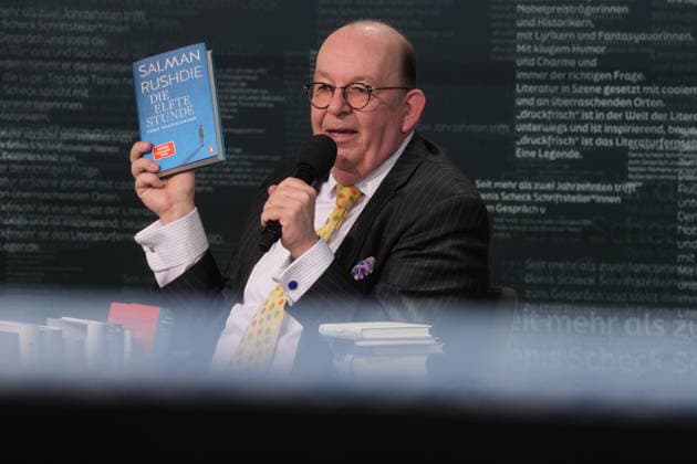 Buchmesse Leipzig GER, Leipzig,20260319, Buchmesse Leipzig, Messehalle , Denis Scheck, Best of druckfrisch, , presentation of new publications, is a translator and journalist on radio and television