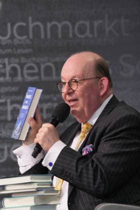 Buchmesse Leipzig GER, Leipzig,20260319, Buchmesse Leipzig, Messehalle , Denis Scheck, Best of druckfrisch, , Presentation of new publications, is a translator and journalist in radio and television,Maurice and Maralyn, by Sophie Elmhirst